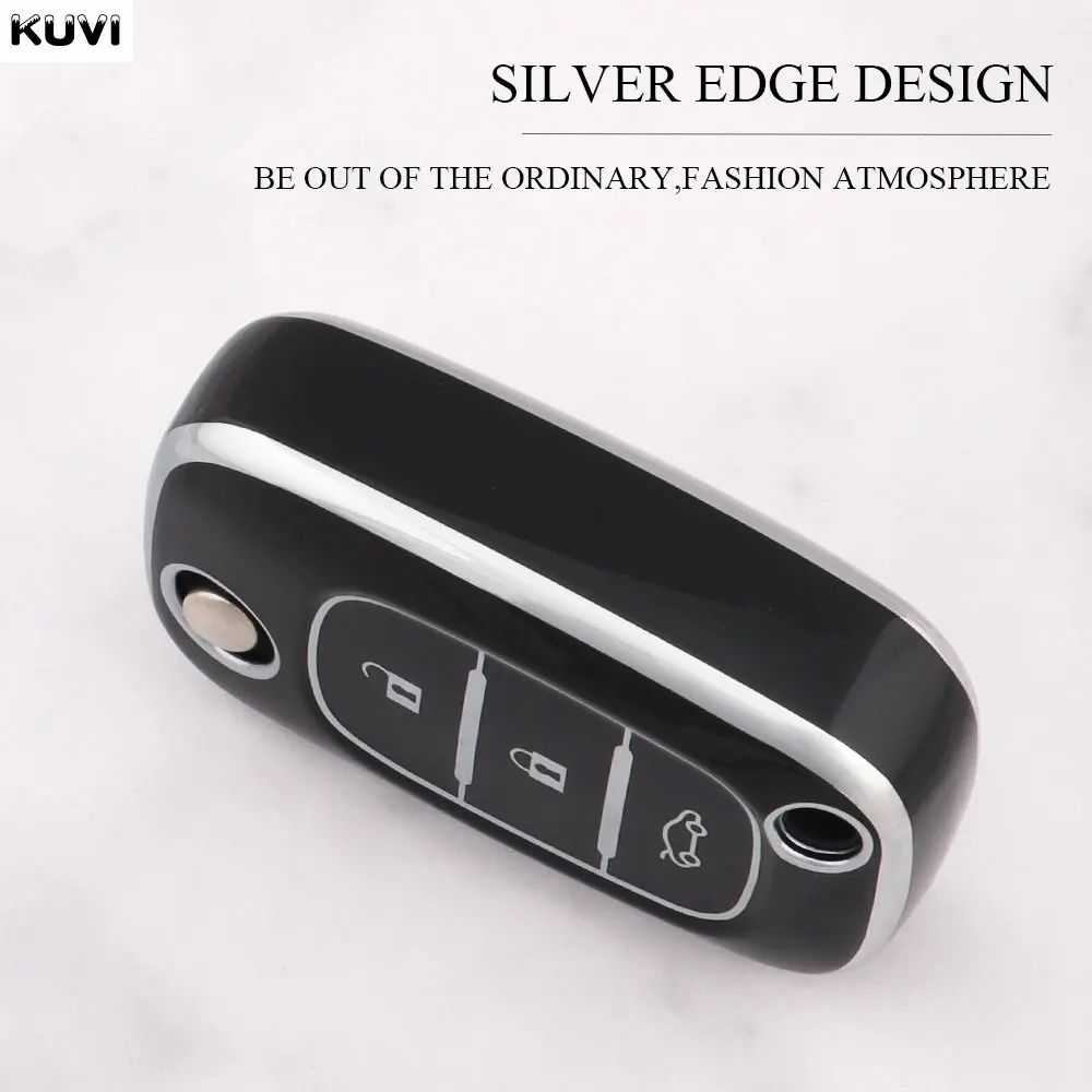 TPU Car Remote Key Case Cover Fob For Renault Megane 2 Fluence Clio For Mercedes For LADA Vesta Granta XRay Kalina Priora Sedan image 4