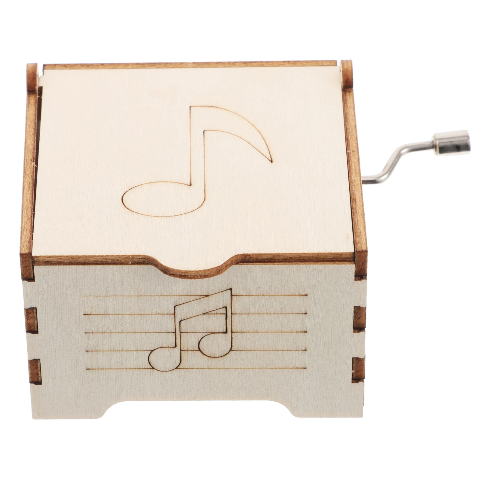 Diy caixa de música ferramenta de ensino haste artesanato kits h manivela experimento científico suprimentos crianças criança ciência haste artesanato piano