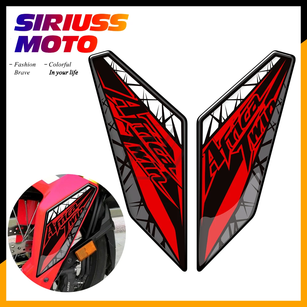 3D Motorcycle Fender Fairing Mudguard Protection Decal Case for Honda CRF1000L Africa Twin 2016-2019