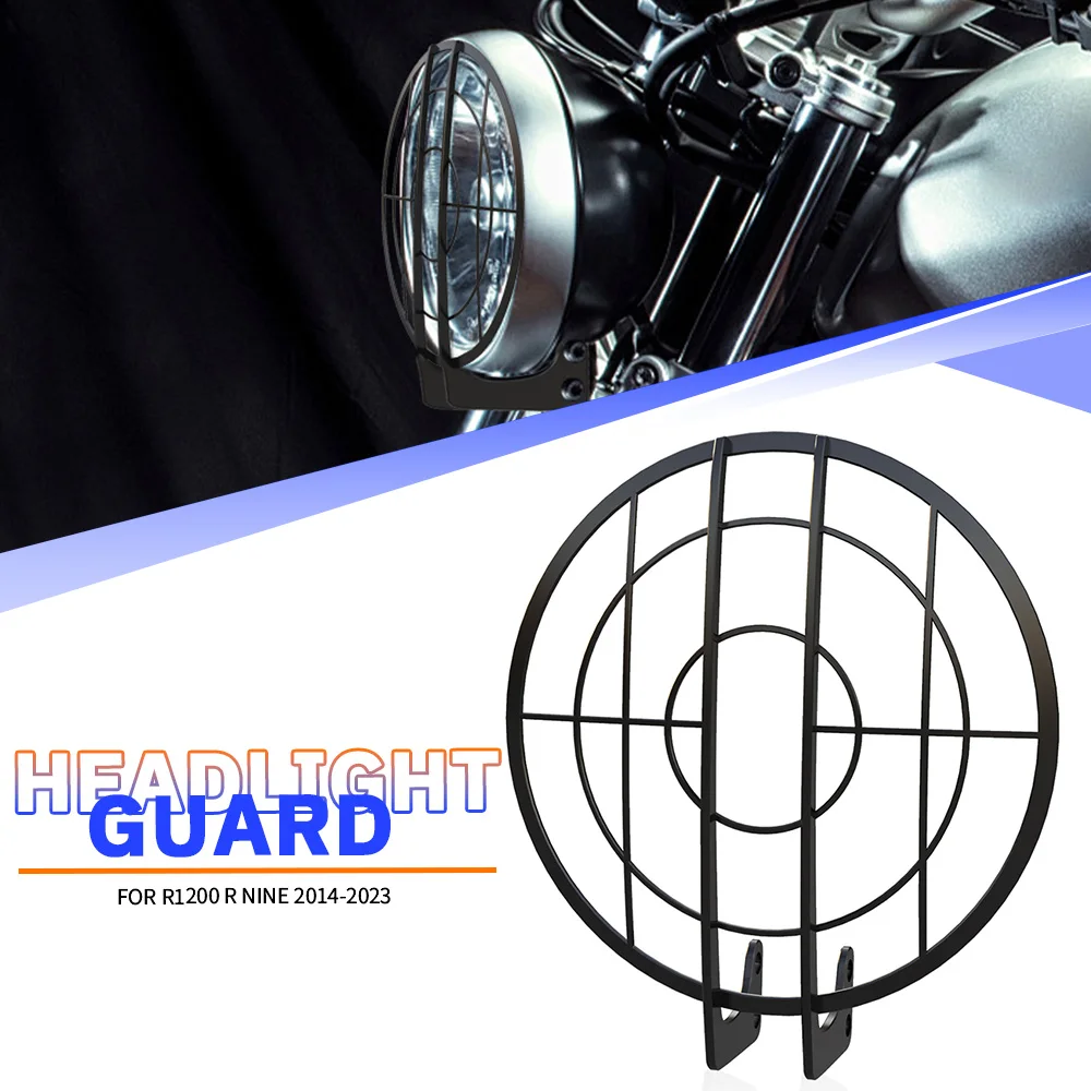 

For R1200 R Nine R1200 NINE-T Scrambler R Nine T Pure Motorcycle Accessories Headlight Grille Guard Cover Protector 2014-2023