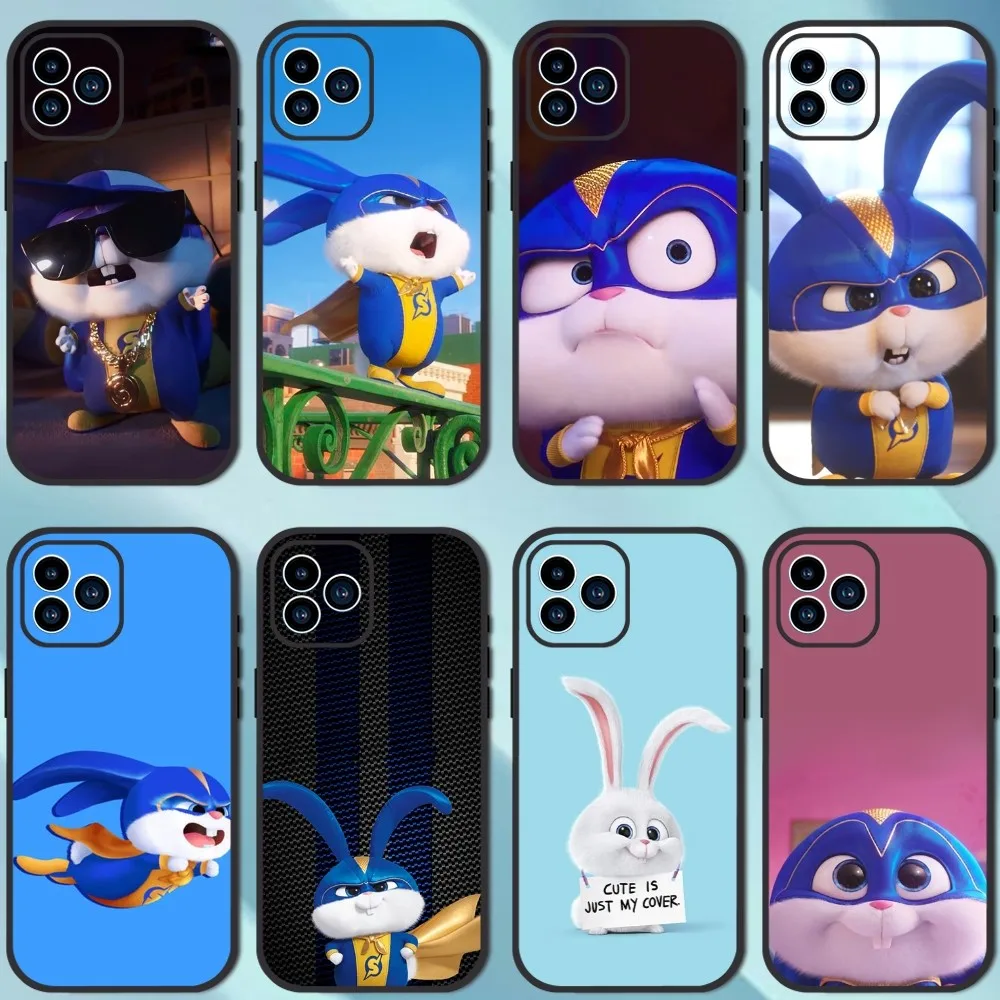 Cartoon T-The Secret Life of Pets Phone Case For iPhone 13 12 11 14 15 Pro XS Max XR X 8 7 6S 6 Plus Soft Back case