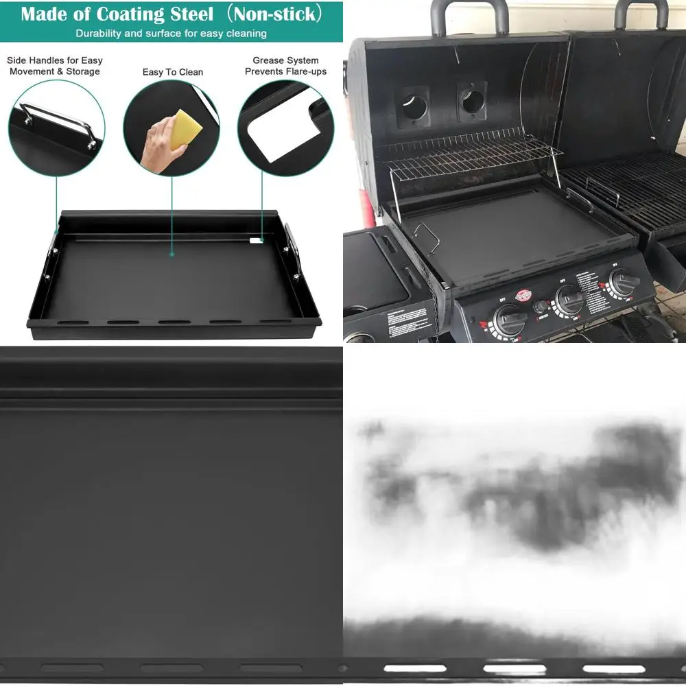 

Replacement Flat Top Griddle for Char-Griller Models 5050, 3001, 5650, 3030, 3725, King Griller 3008, 5252 - Carbon Steel