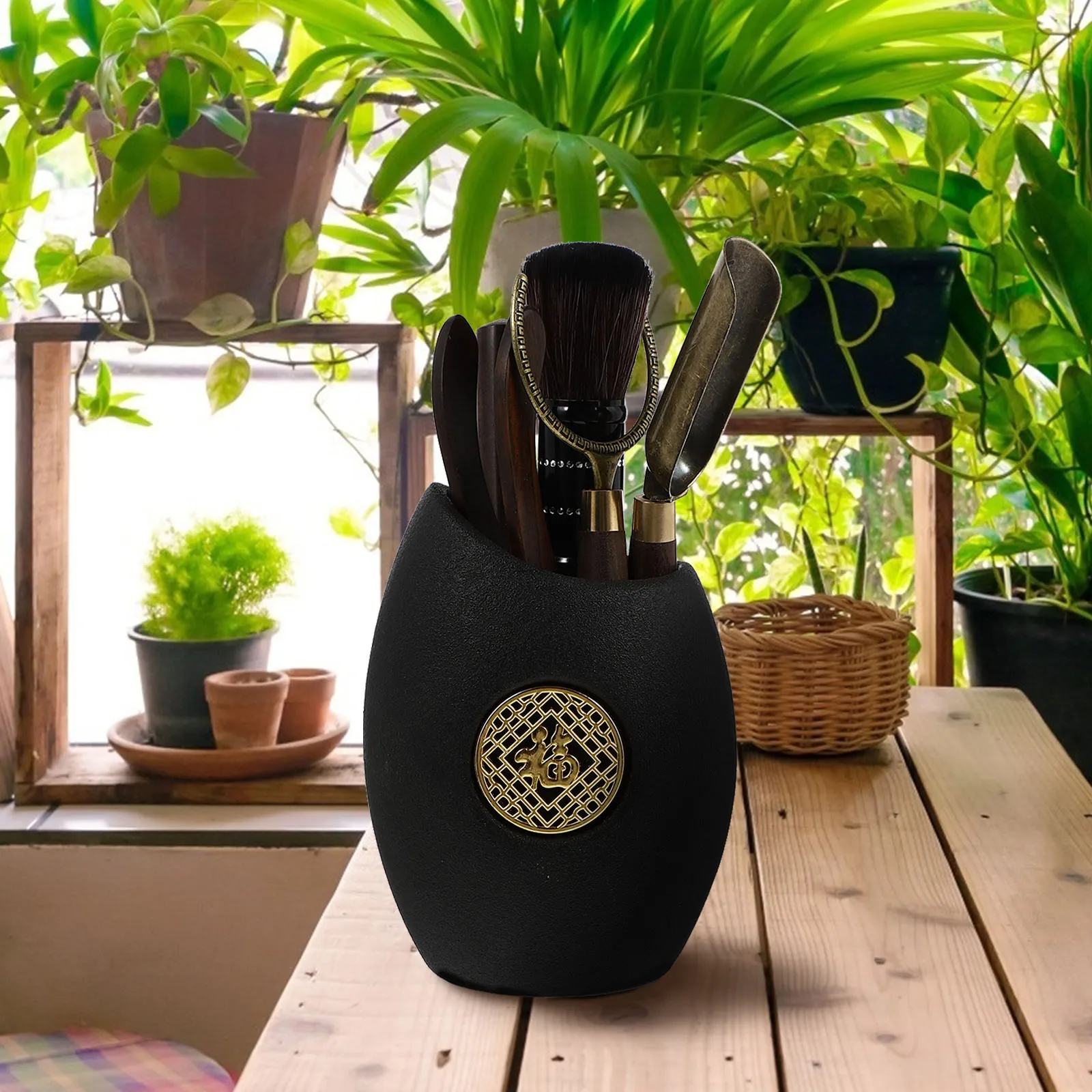 

6Pcs Chinese Tea Ceremony Utensils Reliable Quality Attractive Appearance Artistic Atmosphere Enhancer Perfect for Home