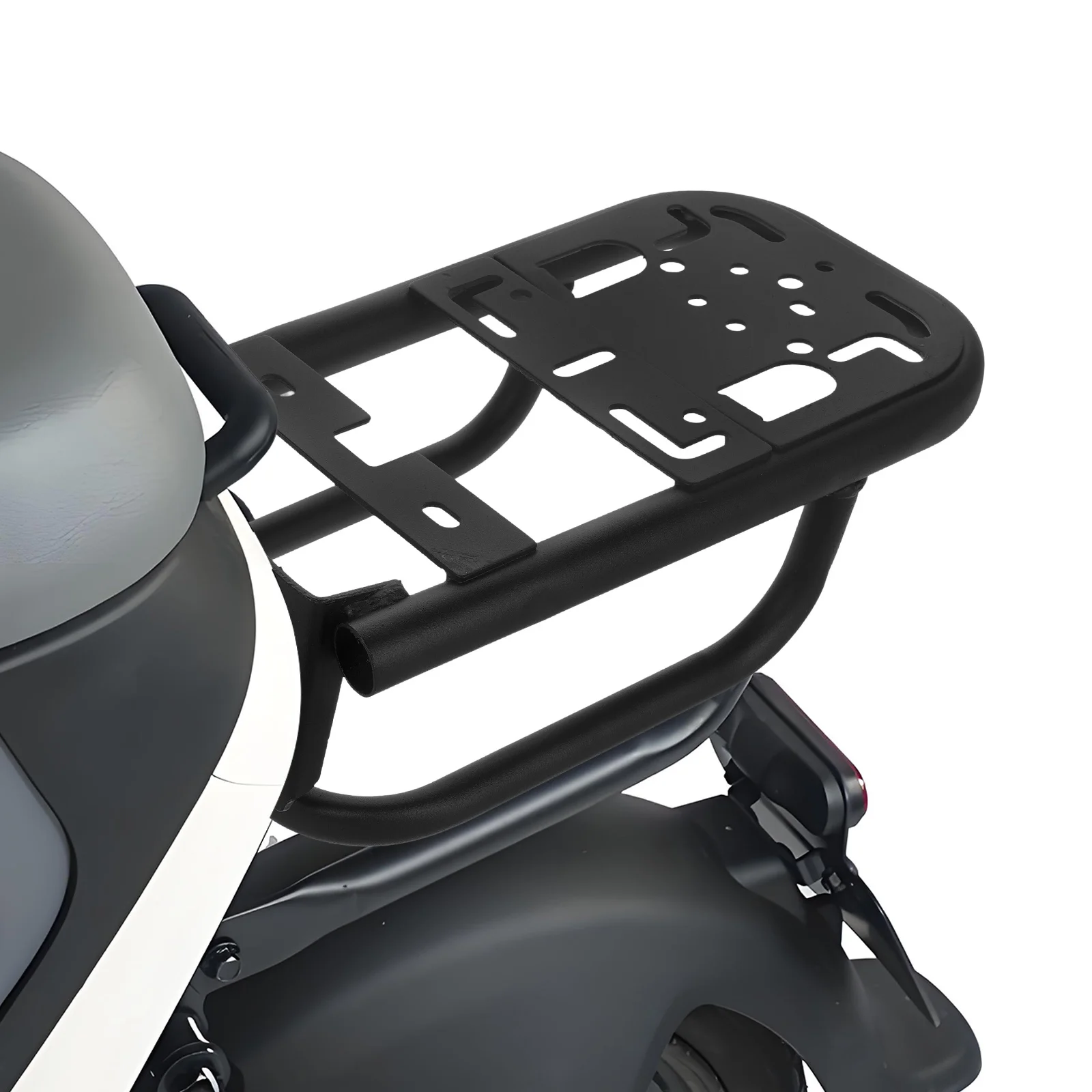 

Upgraded Rear Rack for Electric Bicycle Heavy Load Support Large Trunk Space Easy Fit Universal Compatibility Modern Sleek