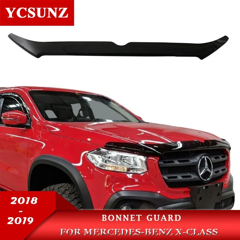 

Bonnet Guard For Mercedes-Benz X-Class 2018 2019 2020 Hood Deflector Bug Shield Tinted Guard Double Cab Car Accessories