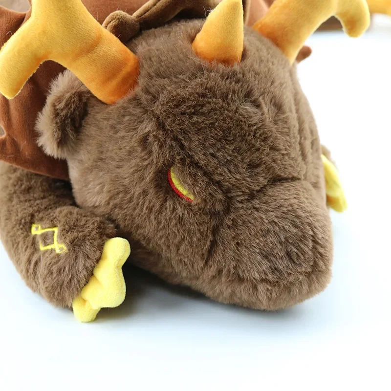 Genshin-Juego  peluche  impacto  67cm, dragón Zhong Li Morax, muñeco  peluche suave, almohada, coración l hogar, regalo  Navidad