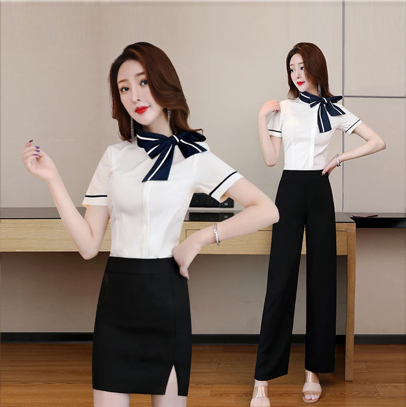 

New Beauty Salon Uniform Sauna Masseuse Technician Work Clothes Hotel Front Desk Working Overalls Spa Massage Suit Elegant Woman