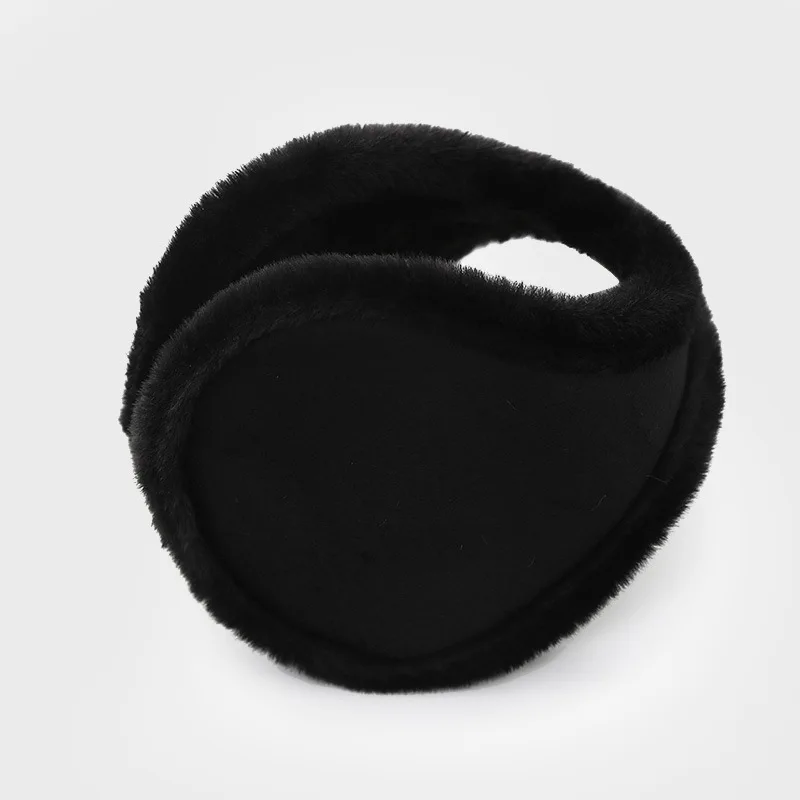 أغطية أذن حرارية شتوية للرجال مع بطانة من الصوف، أغطية أذن سميكة منفوشة ما بعد الارتداء، تدفئة أذن مقاومة للبرودة، عصرية #2