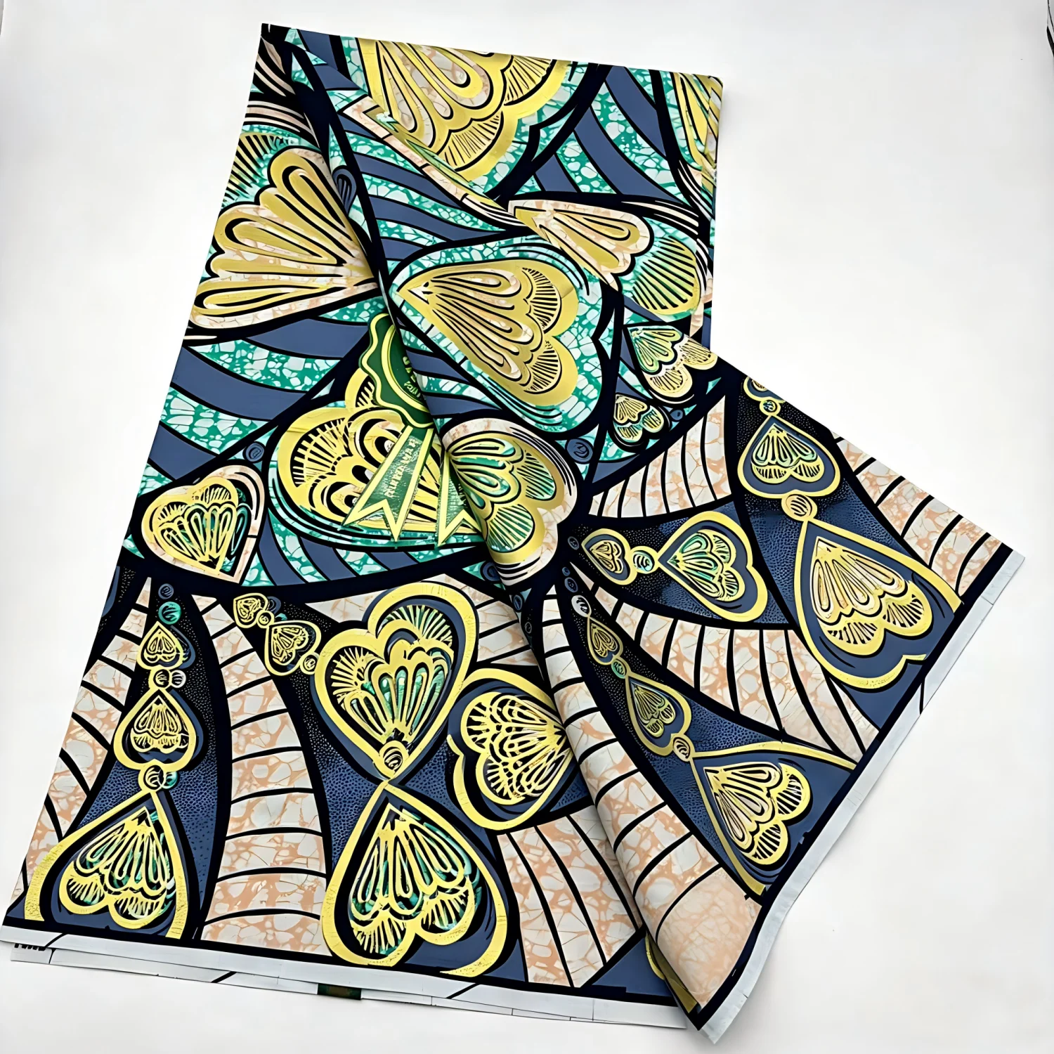 2026年新作高品質アフリカンワックスプリント生地-6ヤード-女性用ウェディングドレス-ソフトコットン-本物のアンカラワックス生地-保証付き