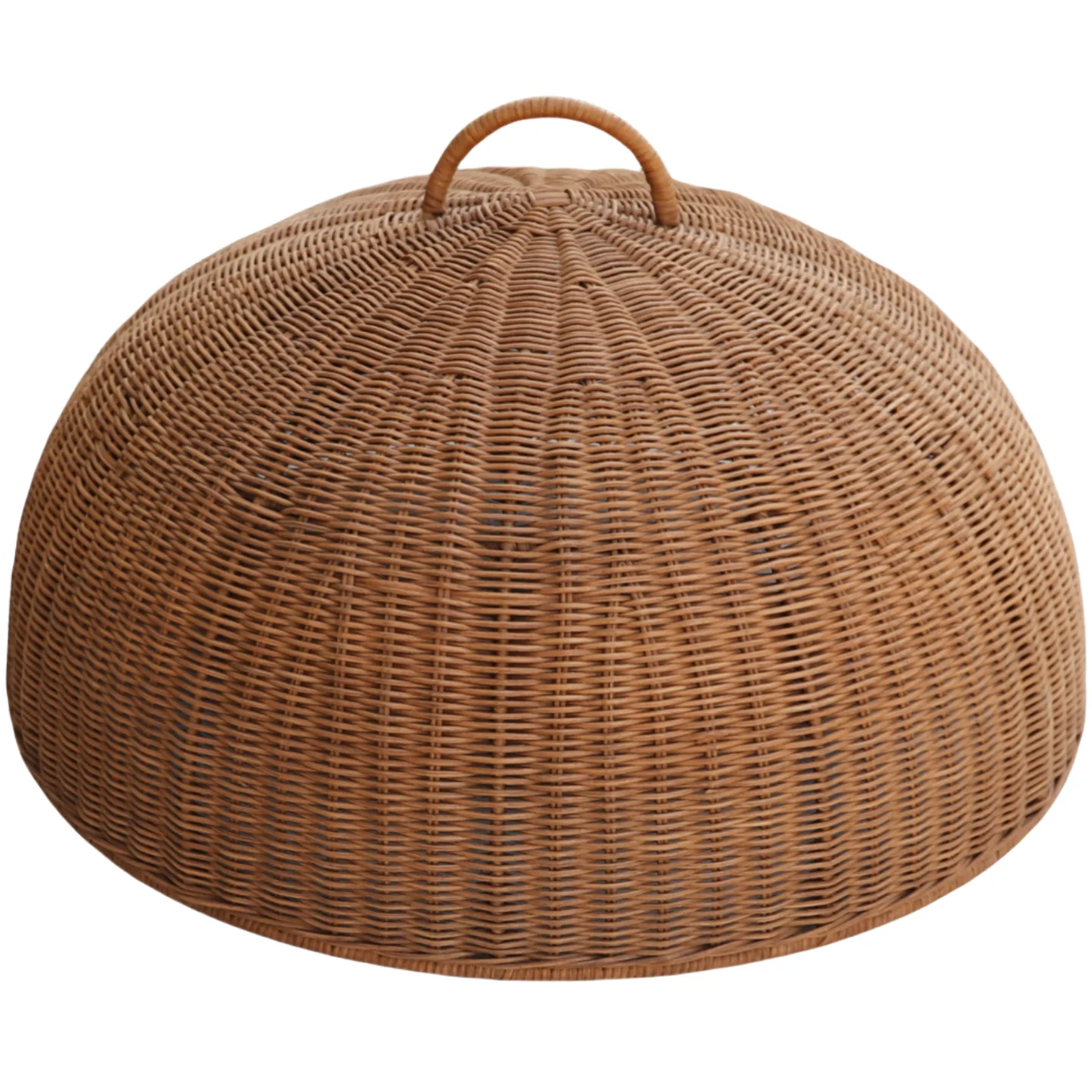 غطاء غبار الروطان الطبيعي للأغذية المنزلية غطاء طاولة طعام خضروات ممتازة مستديرة #1