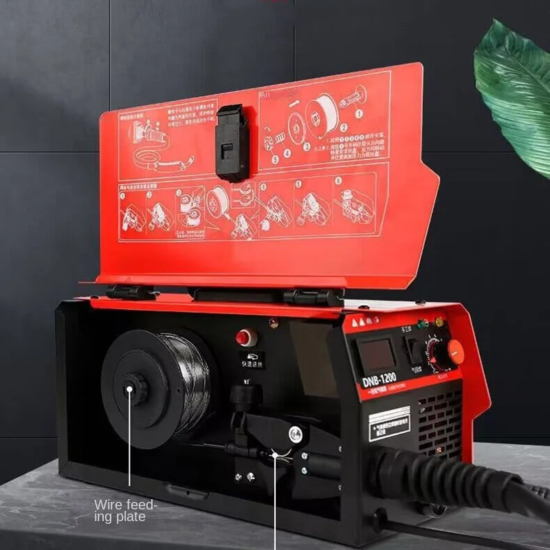 Full set gas welding Carbon dioxide gas shielded welding machine integrated machine small two welding machine home gas-free