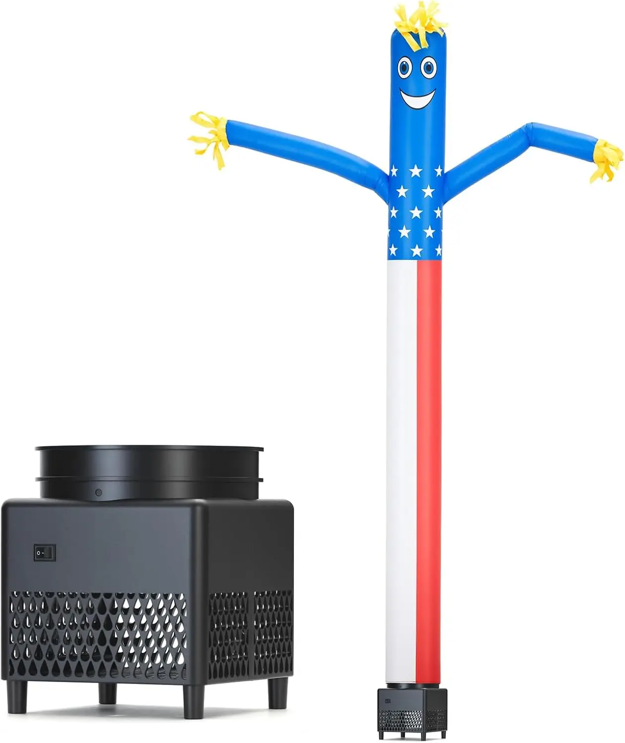 6ft American Flag Inflatable Tube Dancing Man with Blower