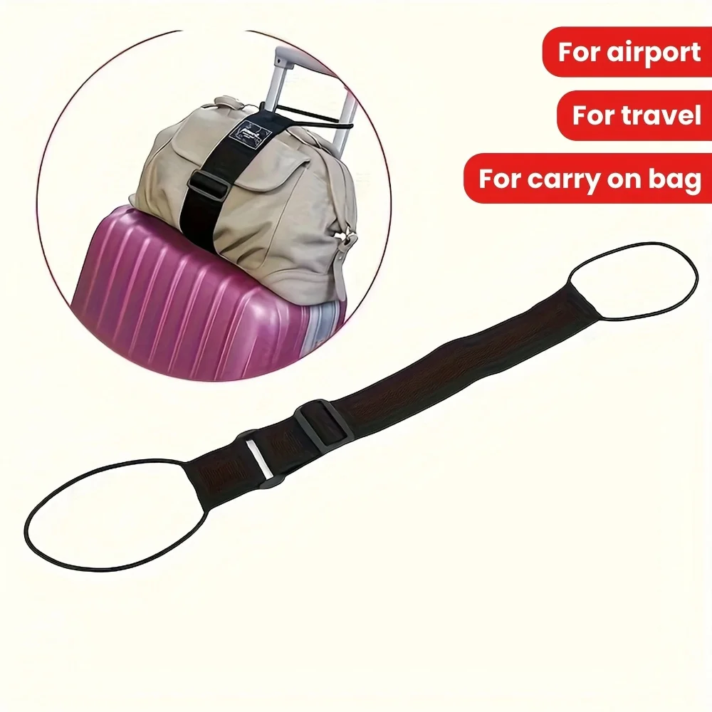 

Adjustable Elastic Luggage Strap Carrier Strap Baggage Bungee Belts Suitcase Travel Security Carry On Straps Baggage Transport
