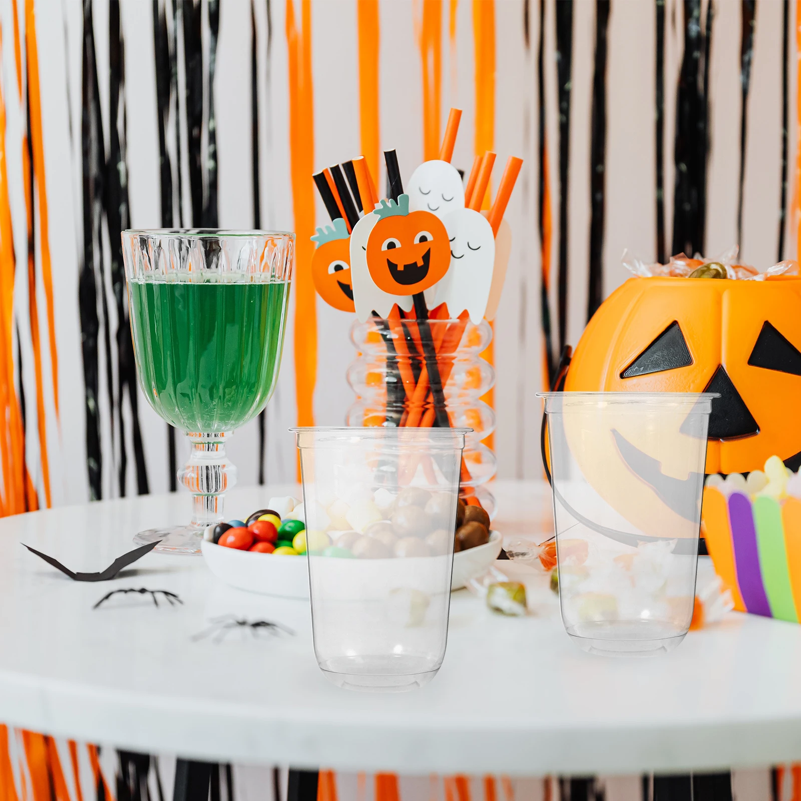 

10 Pcs Party Beverage Plastic Crayfish Cups 16oz Clear Reusable Party Beverage Cups for Water Juice Glass