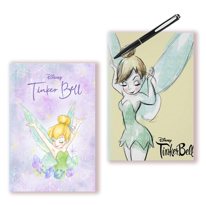 A5 Thread Notebook - Tinkerbell Tinker Bell - Faery Fairy Elf Flower Elves Disney Anime Princess Fairies Arms Crossed Note Book