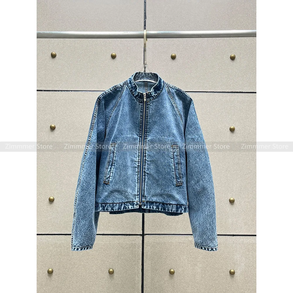 

American Vintage Short Denim Jacket Women 2024 Early Autumn Jacket Loose Design Top