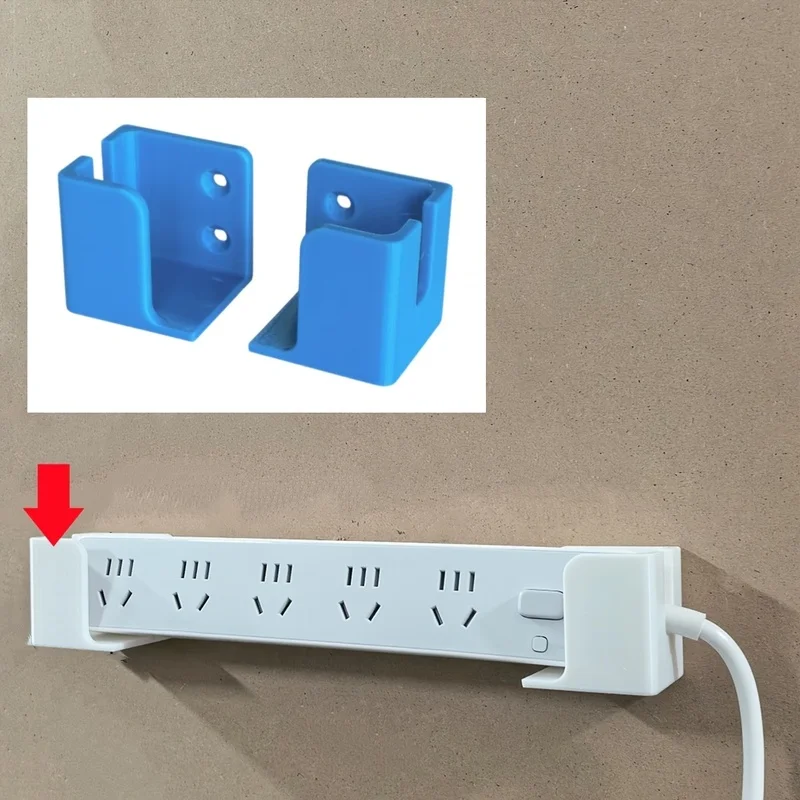 Plastic wall-mounted storage rack，3DPrint，Suitable for garage organization，Power Socket Box，Router stand