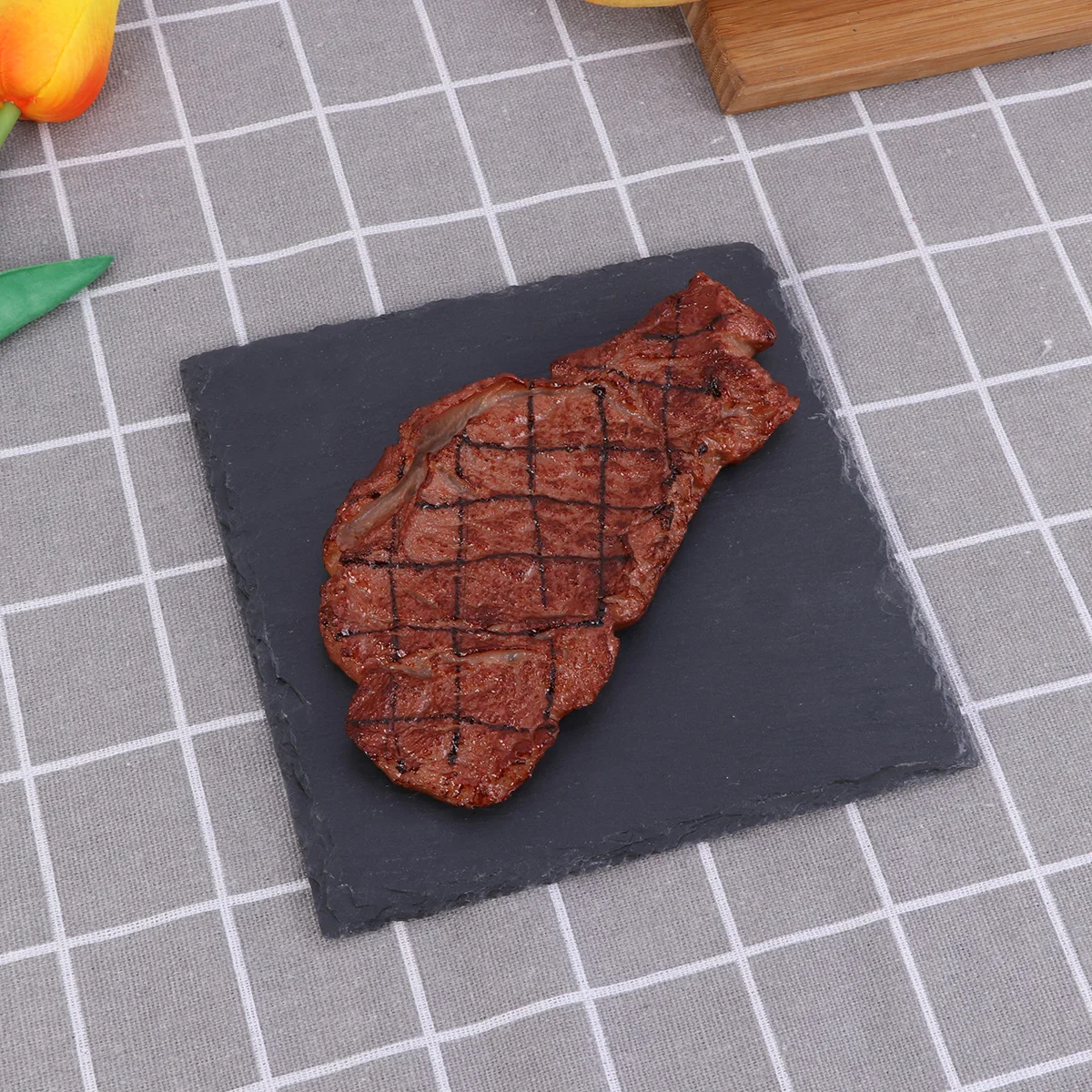 

Cheese Black Stone Plates Cheeseboard Serving Platter Fiesta Dinnerware Square Rock Natural Small Matte