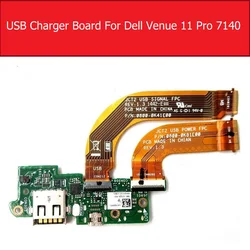 Charger USB Jack Port Board With Flex Cable For Dell Venue 11 Pro 7140 Charging Dock Plug Connector Board Tablet Repair Parts