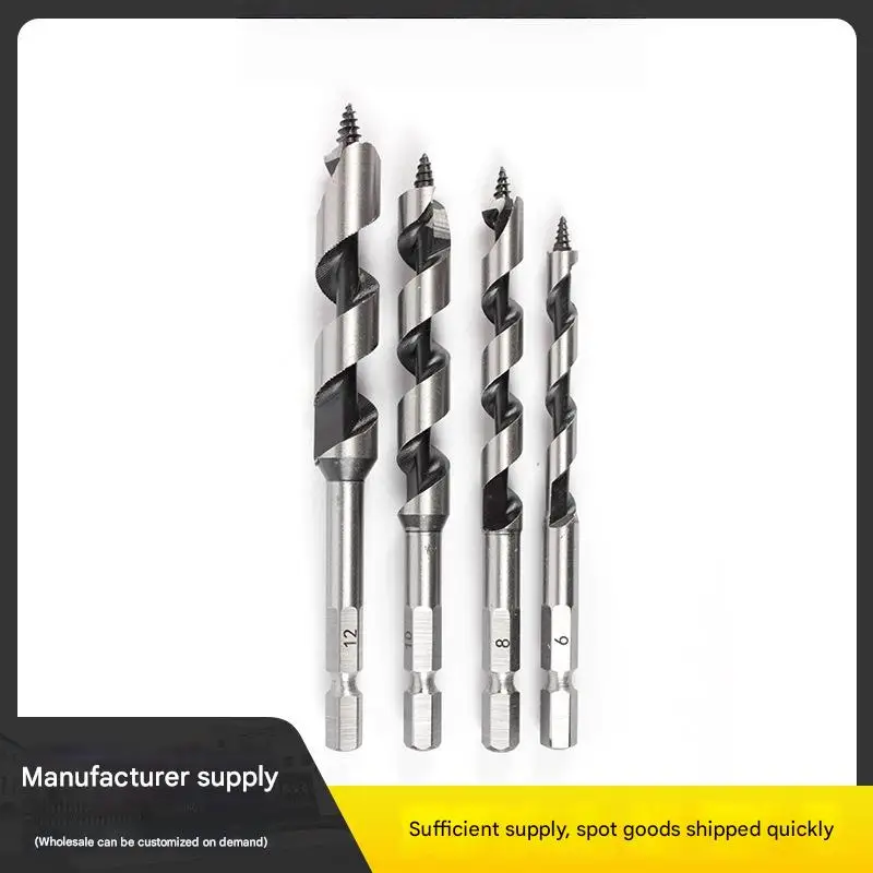 

Деревообрабатывающее сверло с шестигранной ручкой, удлиненное сверло для деревообработки, открывалка для отверстий, электроинструмент, самоклеющееся сверло