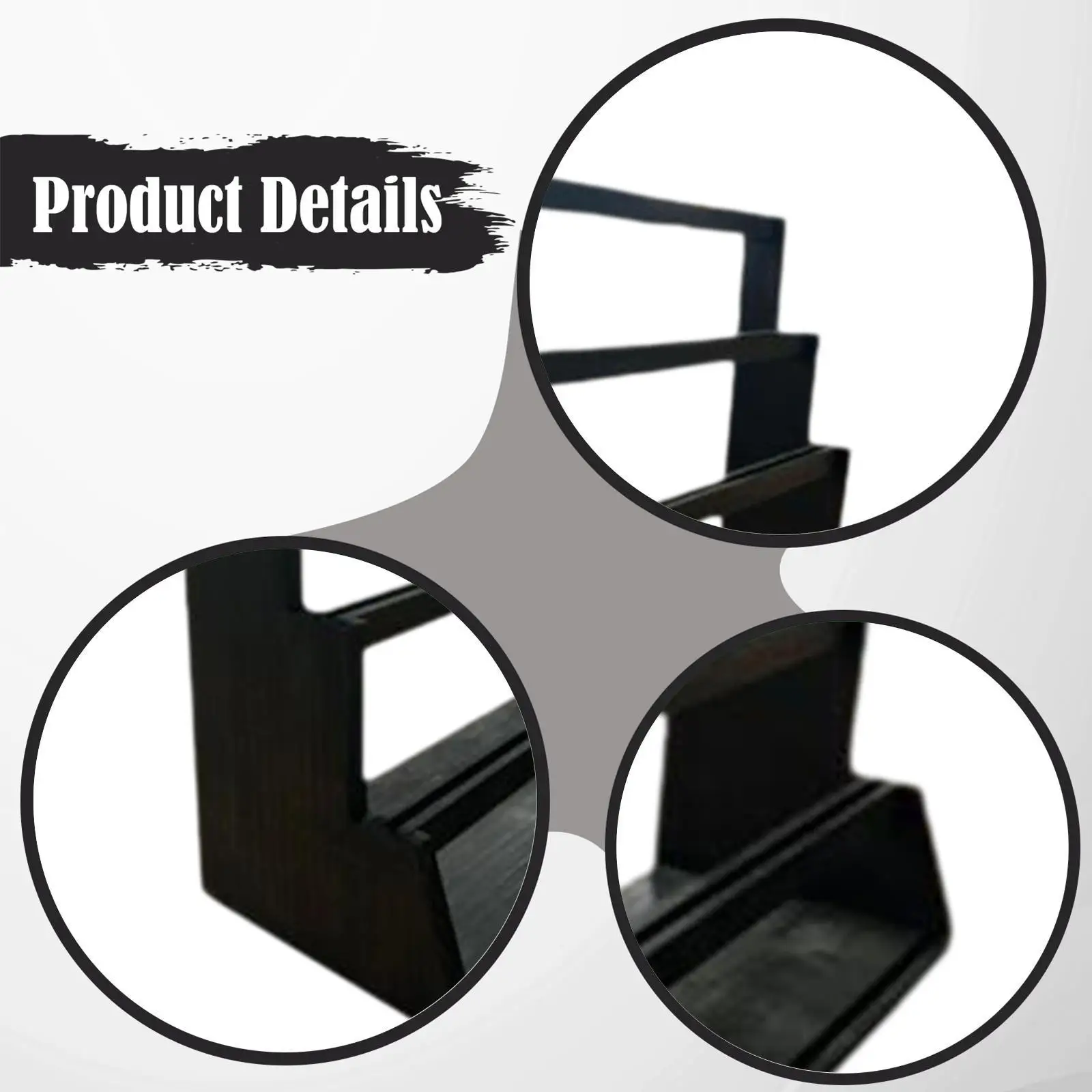 Wooden Card Display Rack 4 Tier Trading Card Holder Storage Shelf for TCG Sports Collection Home Office Organizer