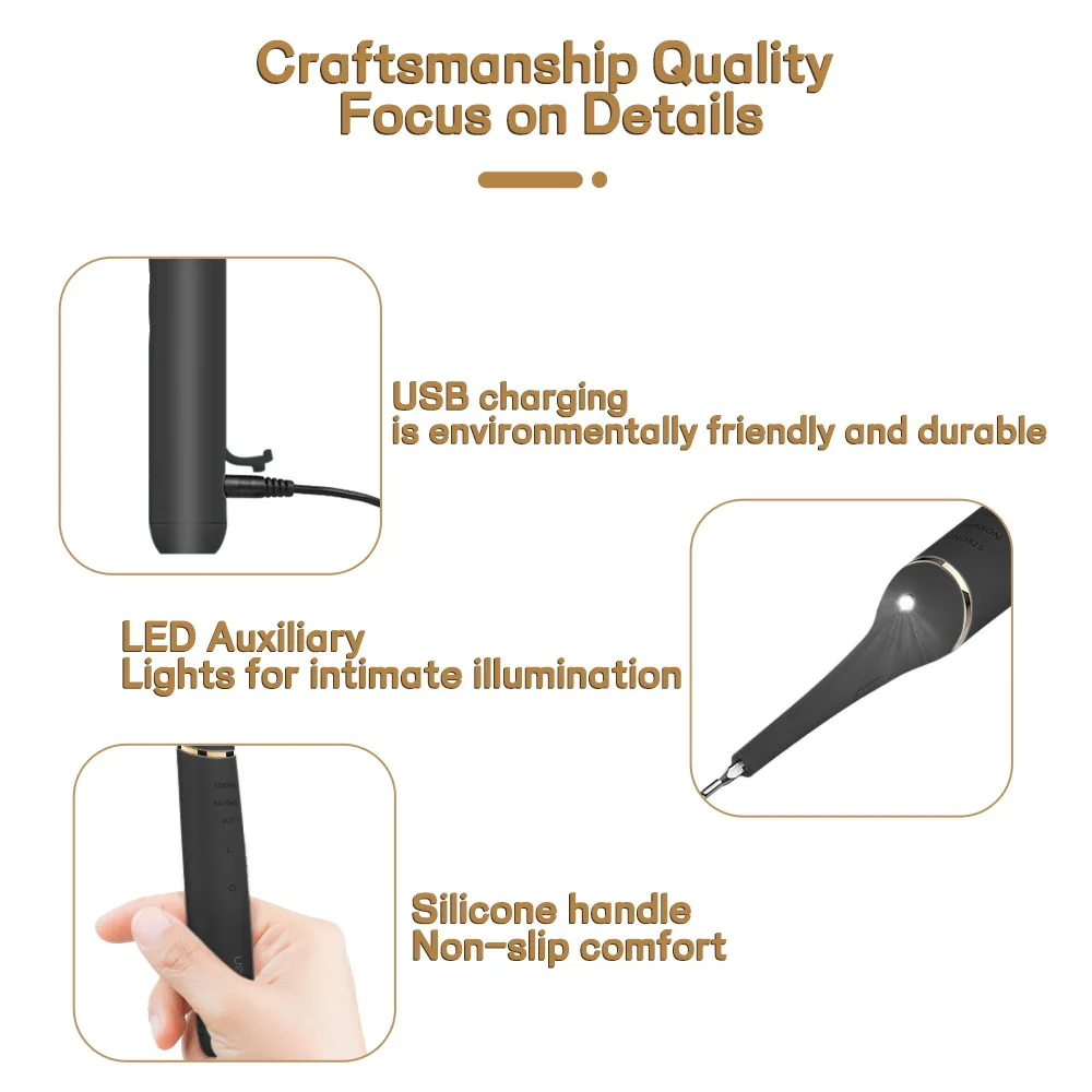 Интеллектуальный электрический звуковой волновой очиститель зубов, высокочастотная вибрация, удаление пожелтения, пятен, зубного камня и зубного камня