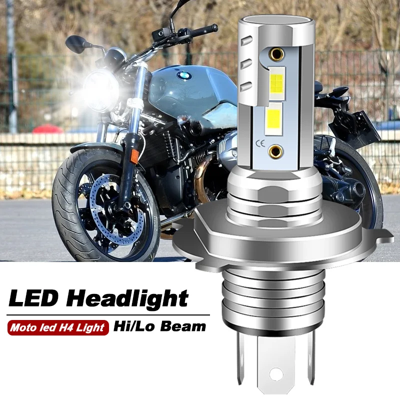 

1PCS For BMW R-Ninet Pure Motorcycle H4 HS1 LED Headlight Accessories Cafe Racer Enduro HS1 Moto Front Lamp CANbus