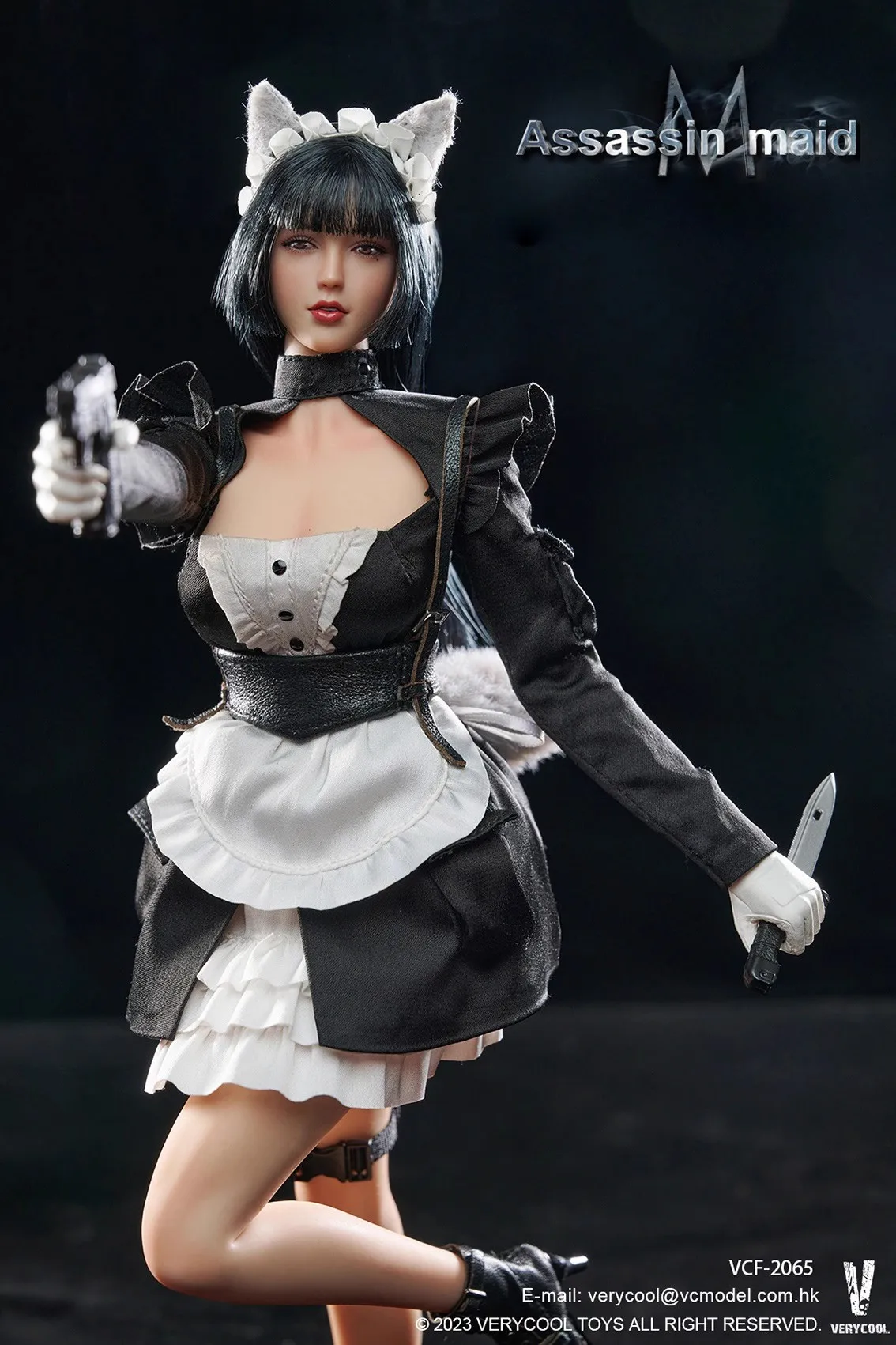 Original VERYCOOL VCF-2065 1/6 Female Soldier   Assassin Assassinates Maid Full Set 12Inch Action Figure Model Collectible - view 4