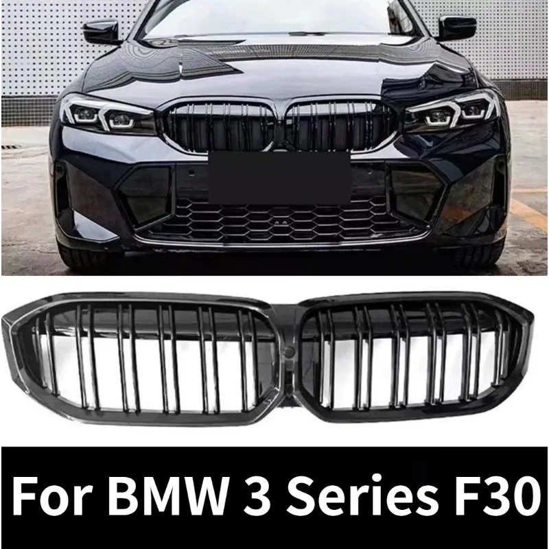 Front Bumper Grille For BMW 3 Series F30 Accessories 2019/2018,Improve Ventilation&Heat Dissipation,Anti-Sand 2012-2017