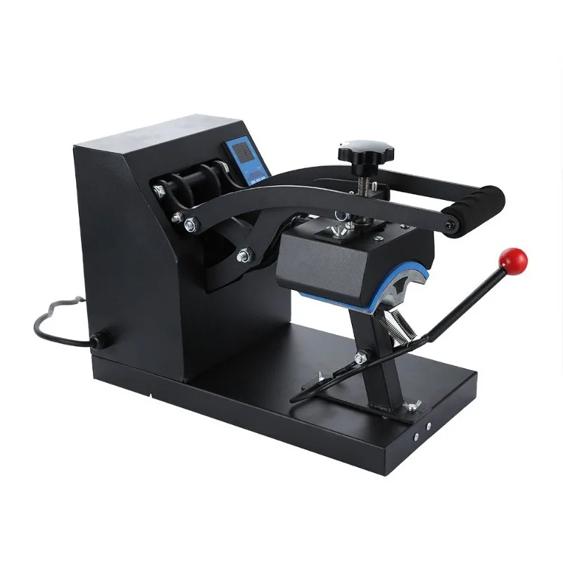 Immagine 6: Macchina per Stampa a Trasferimento Termico per Cappelli, Pressa a Caldo per Cappelli da Golf, Attrezzatura per Etichette Termoadesive Fai-da-Te