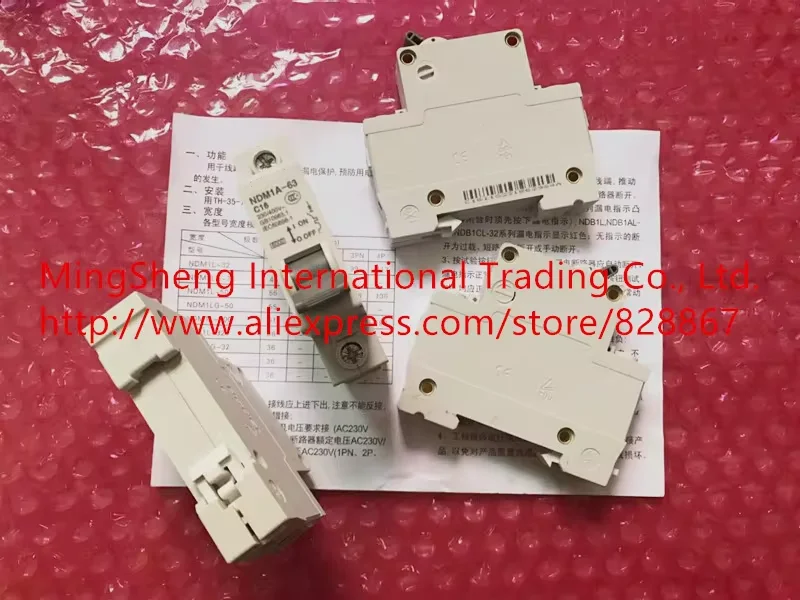 Quality assurance NDM1A-63 C16 C6 C20 C32 C63 single pole miniature circuit breaker 1P16A 6A 20A 32A 63A air switch