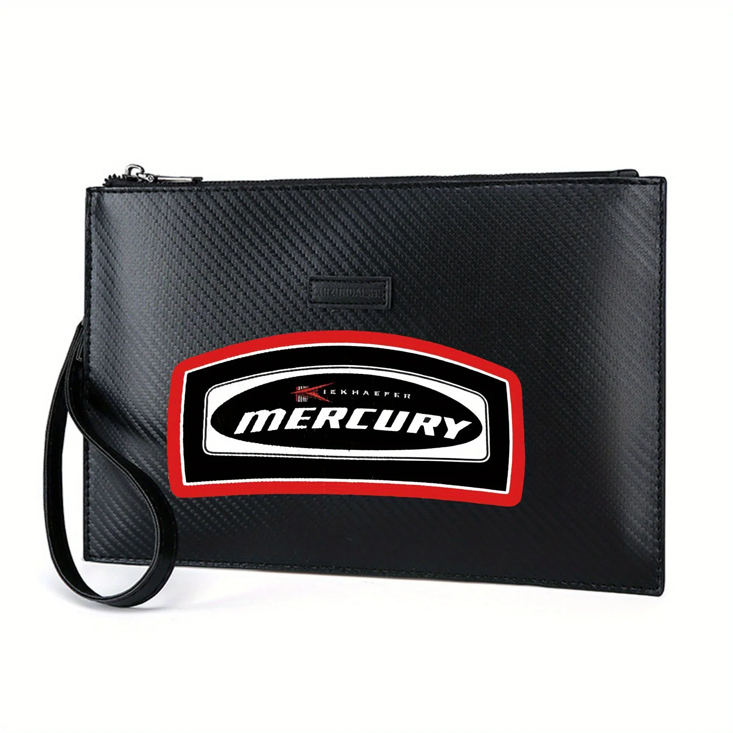 حقيبة يد رجالية من Mercury Cikhaefer بتصميم بيضاوي أنيق ومطبوع من البولي يوريثان عصرية وعملية للحمل اليومي