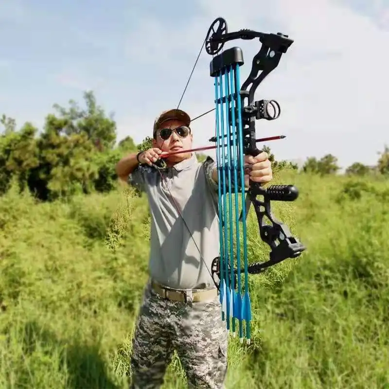 Compound Bow and Arrow Suit, Outdoor Shooting Sports Alloy, Reverse Pulley Bow, Fish Shooting Artifact