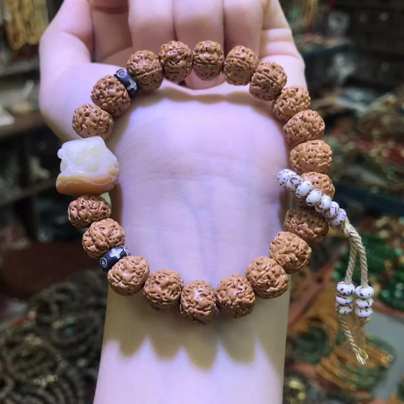 Nepal Rudraksha Single Ring Bracelet Xingshi Ornament