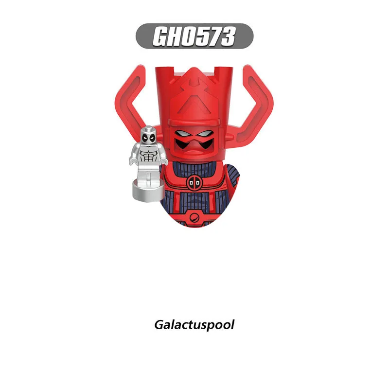 GH0172 Deadpool veanompool pandapool galactuspool ของเล่นเด็กสร้างบล็อกวันเกิด