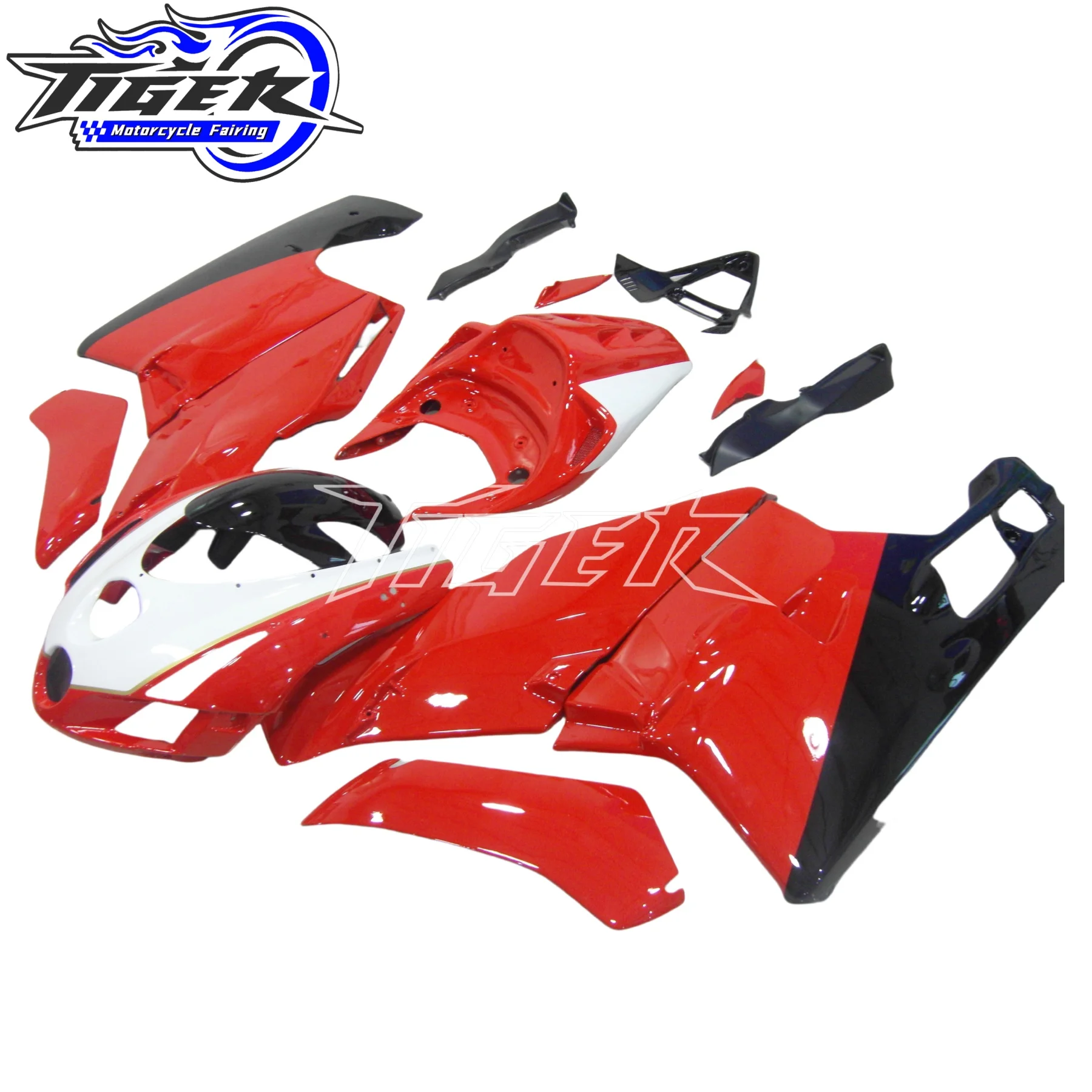ل Ducati 749 999 2003 2004 2005 2006 03 04 05 06 دراجة نارية هيكل السيارة مجموعة حقن قالب ABS البلاستيك مجموعة Fairings كاملة