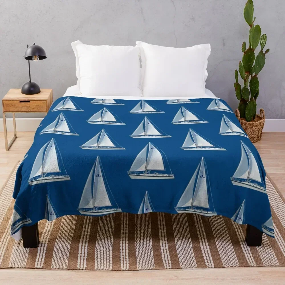 

HR 46 Sailboat Throw Blanket Fade Resistant Durable Throw Blanket