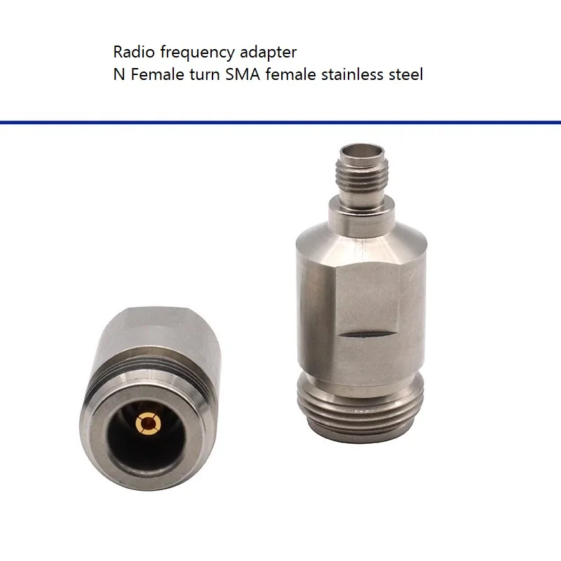 

N female to SMA female stainless steel adapter 18GHZ test section N/K to SMA/K mesh adapter