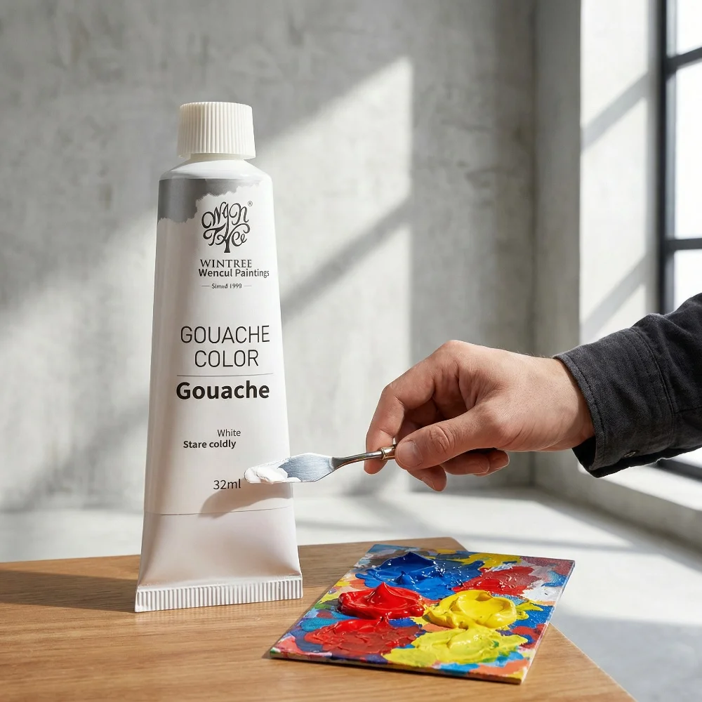 32ml Gouache Tube Water-Soluble Paint Washable Refill for Painting Enthusiasts And Beginners Artists