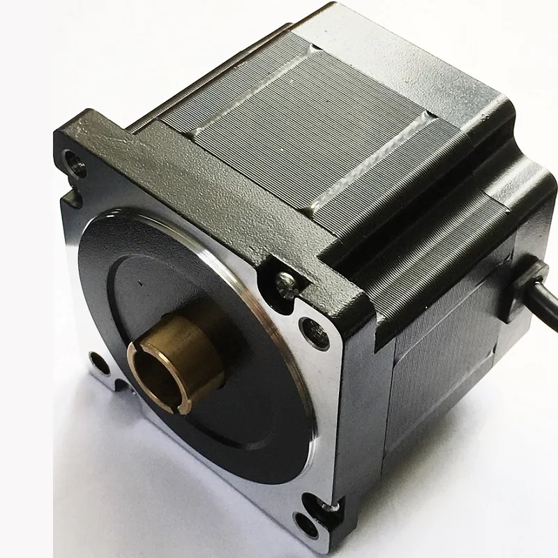 มอเตอร์ไฟฟ้าแบบไร้แปรงถ่าน DC รุ่น 86BYGH Nema34 4.4nm 4.5A แรงบิดสูง แบบมีเกียร์ วงจรเปิด แกนกลวง สำหรับตลาดเม็กซิโก