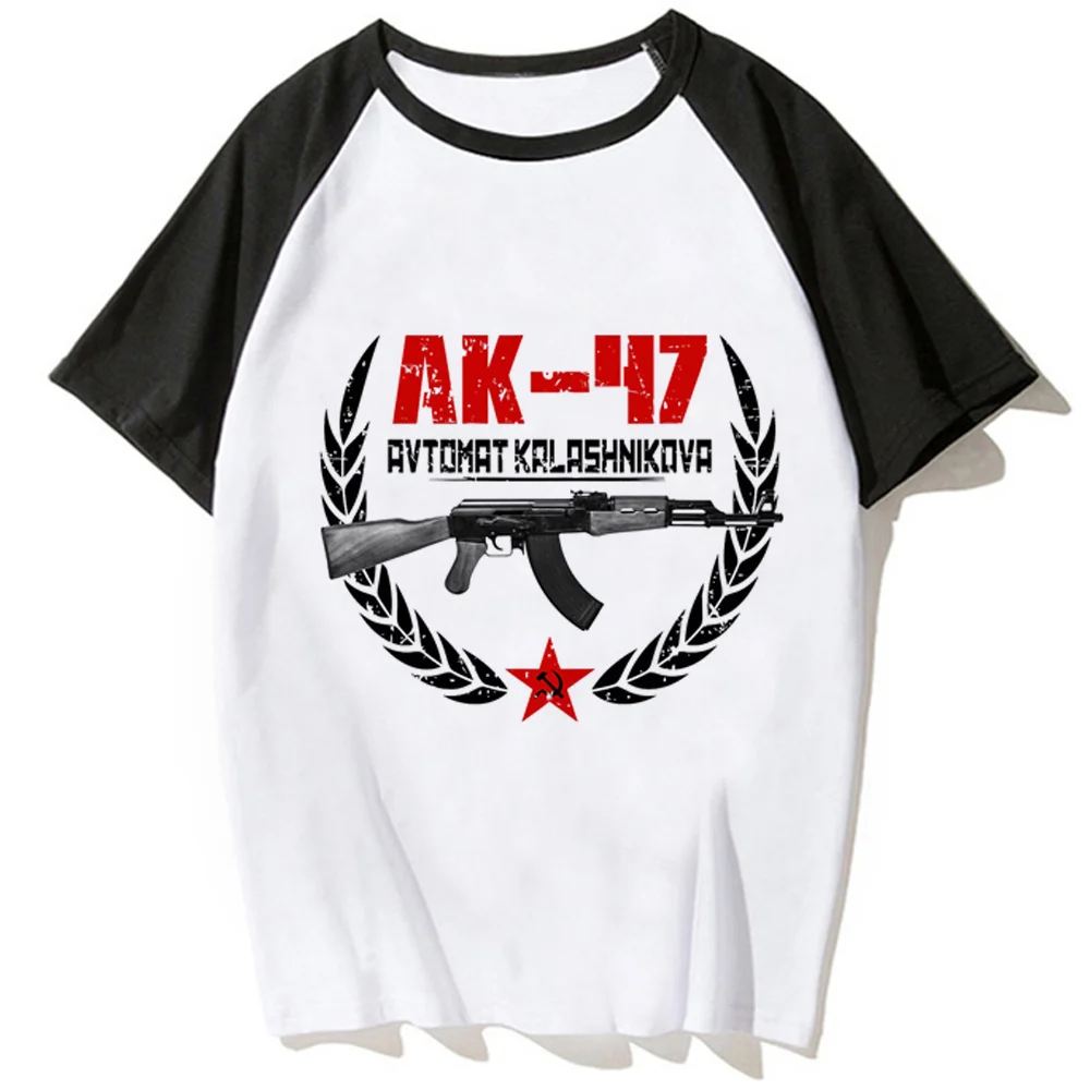 Ak 47 74 Angle tshirt men manga designer comic t-shirts male designer clothes