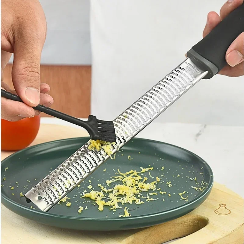 Stainless Steel Cheese Grater Plastic Anti Slip Handle Chocolate Lemon Fruits Grater Baking Tool Multifunction Kitchen Tools