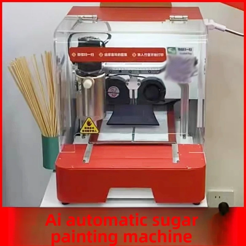 New automatic sugar painting machine stall equipment