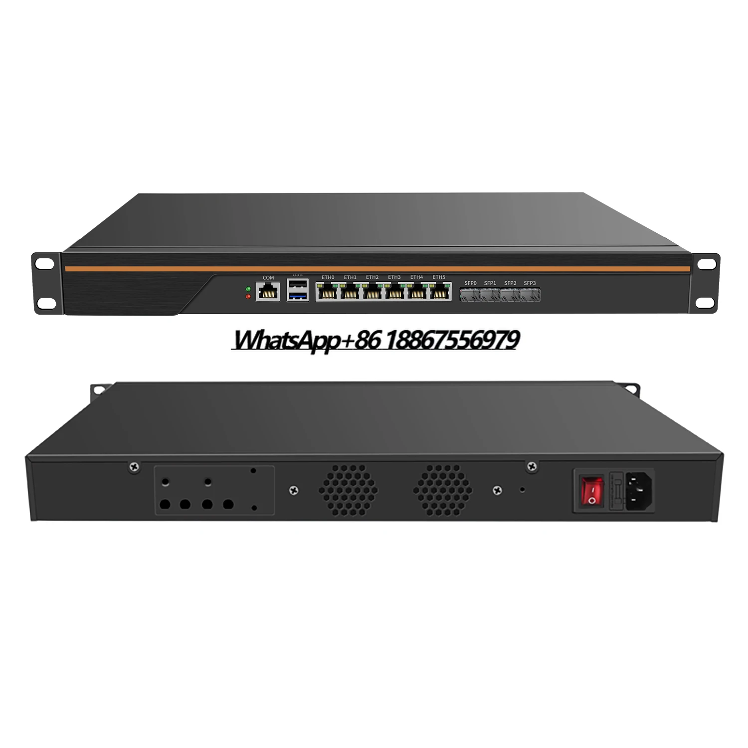 

Mini Pc Opnsense 10Gb 4 X 10Gb 4X10G Appliance 1U Rack Chassis Server 4*Sfp 10G Pfsense Pc 4 Port Sfp Card C3000 Firewall