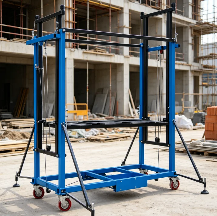 Customized Electric Scaffold Lift Platform Heavy Duty Industrial Motorized Construction Ladder Elevator Lift Table