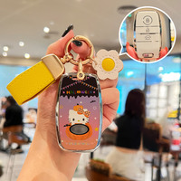 Car Key Case Cover Hello Kitty For KIA Rio Rio5 Sportage R Optima Sorento Niro Soul Ceed Cerato K3 K4 K5