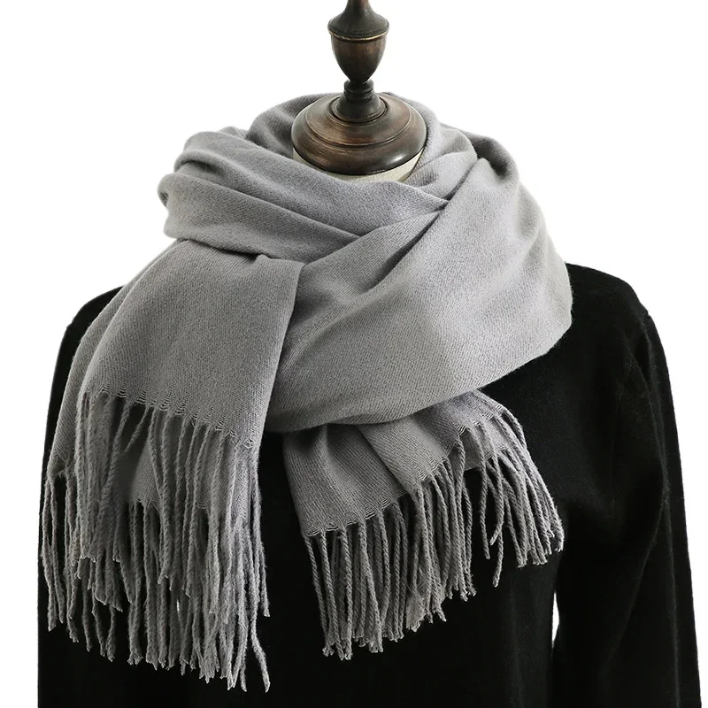 Winter Scarf Women 2024 New Cashmere Pashmina Shawls Lady Wraps Thick Warm Blanket Echarpe Scarves Bufanda Stoles