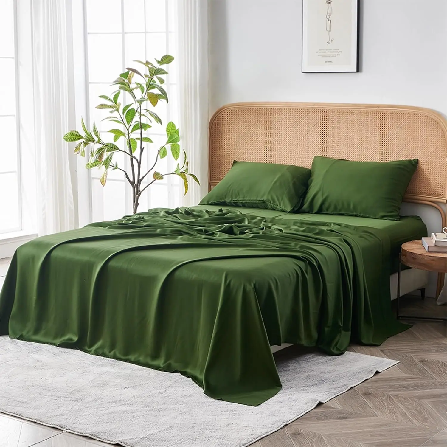 

Sheet Set, 100% Derived from Eucalyptus, Buttery Soft, Architectural Digest 2022 Best Cooling