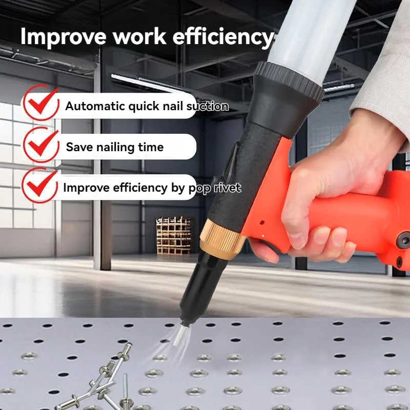 Rivet Pulling Rivet Gun Pneumatic Nail Gun Self-priming Industrial Grade Quality Pneumatic Hydraulic Rivet Gun