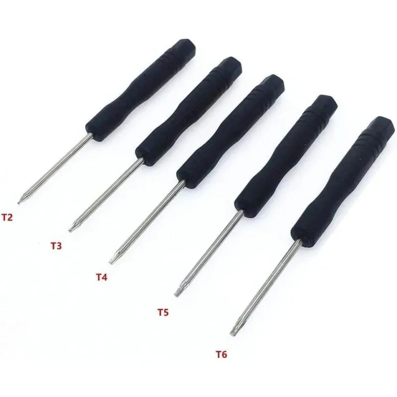 Non in magazzino. fuori stoock..5 pezzi T2-T6 Kit di strumenti di precisione per riparazioni Cacciavite per telefoni cellulari